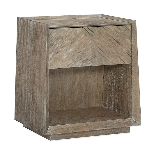 Caracole Furniture Classic Earthly Delight Nightstand in Ash Driftwood CLA-019-0614 CLOSEOUT