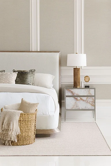 Caracole Furniture Classic The Stage Is Set 2pc Queen Bedroom Set in Ash Driftwood