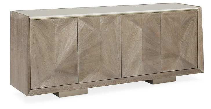 Caracole Classic Point of View Buffet in Ash Driftwood CLA-019-213