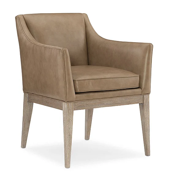 Caracole Furniture Classic Free and Easy Dining Chair in Ash Driftwood