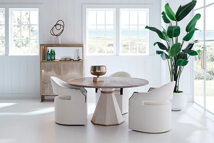 Caracole Furniture Classic Around The Edge 60 5pc Dining Set