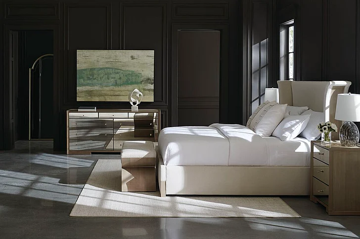 Caracole Classic Beauty Sleep 2pc King Upholstered Bedroom Set
