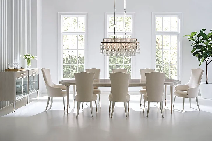 Caracole Furniture Classic Love Feast 9pc Dining Set