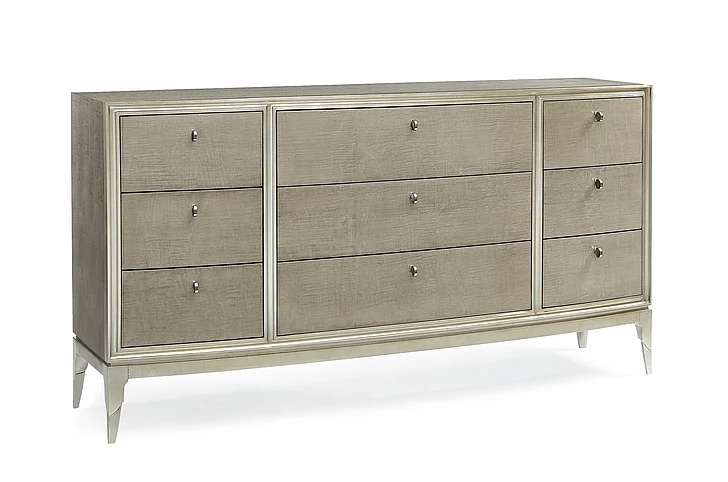Caracole Furniture Classic Made To Shine Dresser in Moonlit Sand CLA-417-031