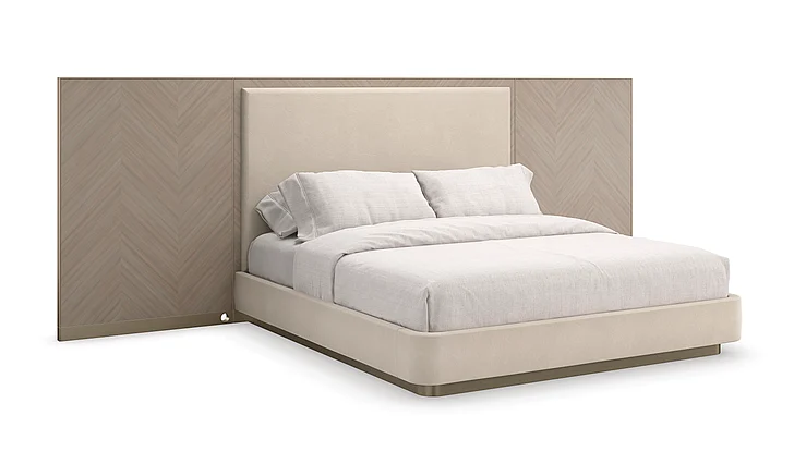 Caracole Classic Anthology King Bed w/Wings CLA-423-122
