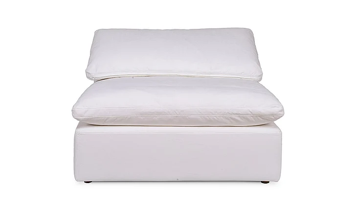 Moe's Home Collection Clay Slipper Chair in White YJ-1001-05