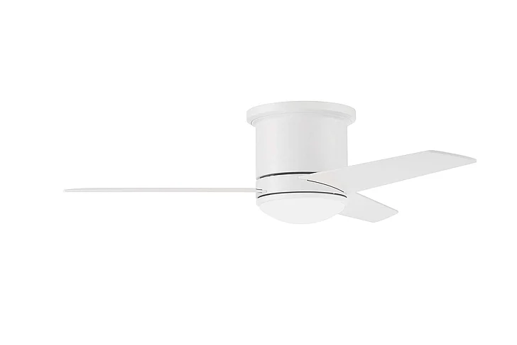 Craftmade 44" Cole in White w/ White/Washed Oak Blades CLE44W3