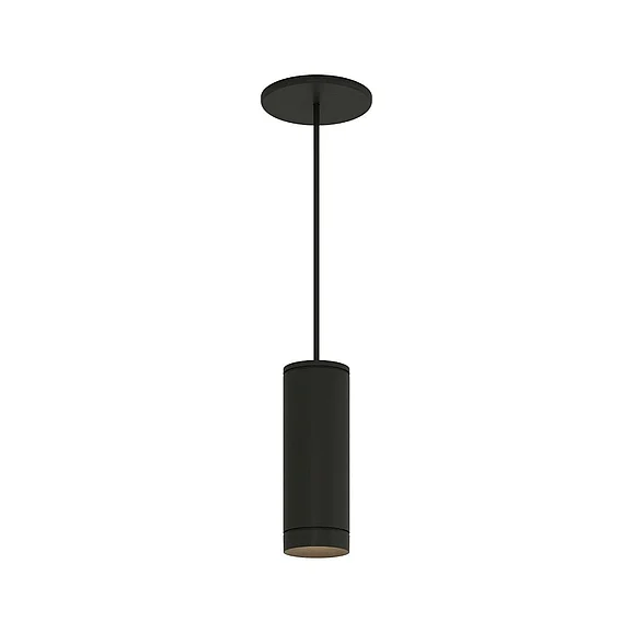 Corbett Lighting CSL Forme 3in cylinder 3000k, pendant, matte black
