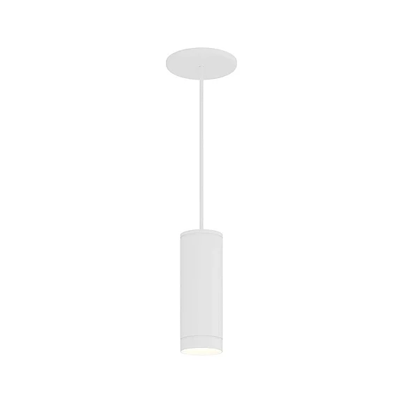 Corbett Lighting CSL Forme 3in Cylinder 2700k, Pendant, White CLT3CD-27-WT