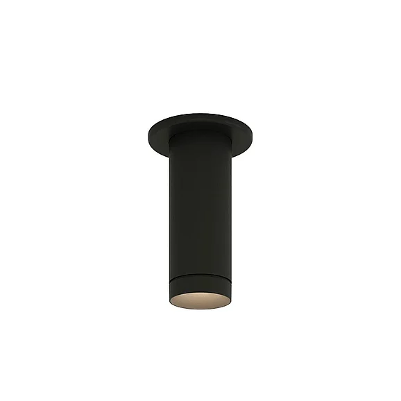 Corbett Lighting CSL Forme 3in cylinder 2700k, flush mount, matte black