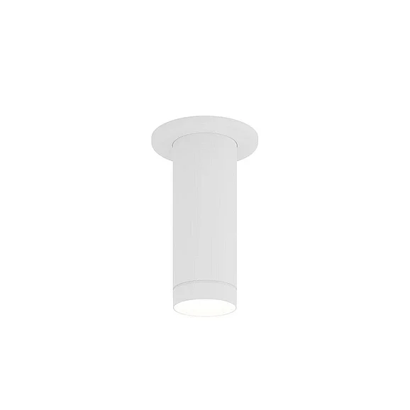 Corbett Lighting CSL Forme 3in Cylinder 3000k, Flush Mount, White CLT3FM-30-WT