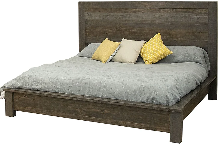 IFD Loft Brown Cal King Platform Bed in Brown