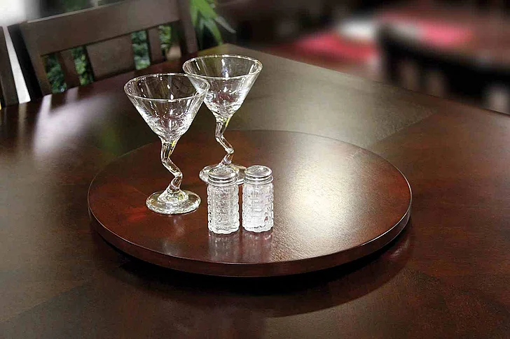 Furniture of America Susie Lazy Susan in Espresso CM-AC3210-CH