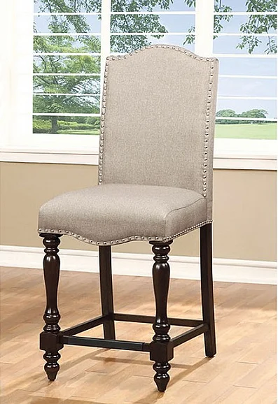 Furniture of America Hurdsfield Chairs in Antique Cherry (Set of 2) CM3133PC-2PK