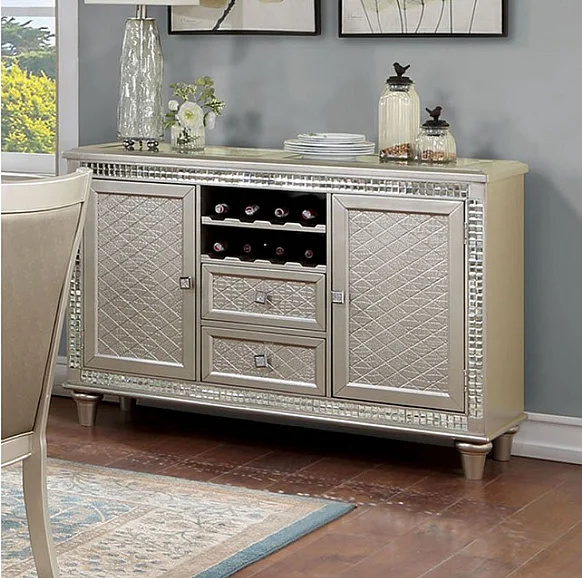 Furniture of America Adelina Server in Champagne CM3158SV