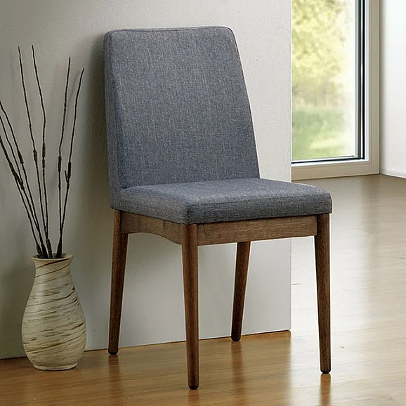 Furniture of America Eindride Side Chair in Natural/ Gray (Set of 2) CM3371SC-2PK