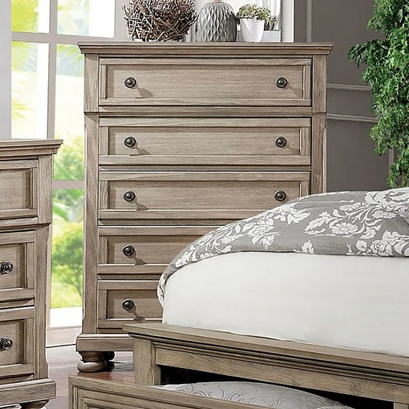 Furniture of America Wells Chest in Gray CM7568C