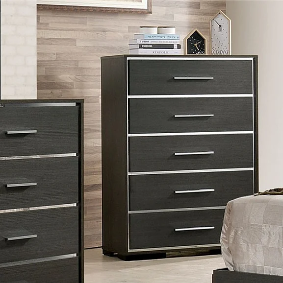 Furniture of America Camryn Chest in Warm Gray CM7589C