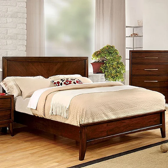 Furniture of America Snyder Cal King in Brown Cherry CM7792CK