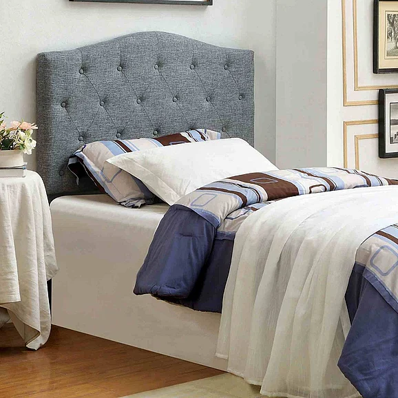 Furniture of America Alipaz Queen/Full Headboard in Gray CM7989GY-HB-FQ