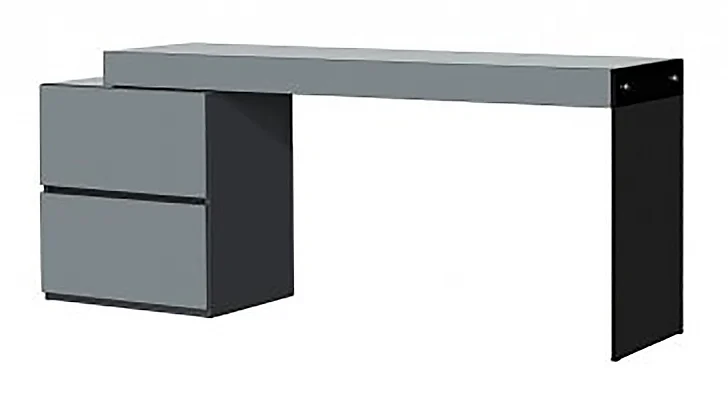 J&M Coach Modern Office Desk in Grey 18075 PROMO