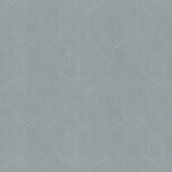 York Wallpaper Candice Olson Luminous Ogee Wallpaper (1-Yard) in Infinity Slate COD0641