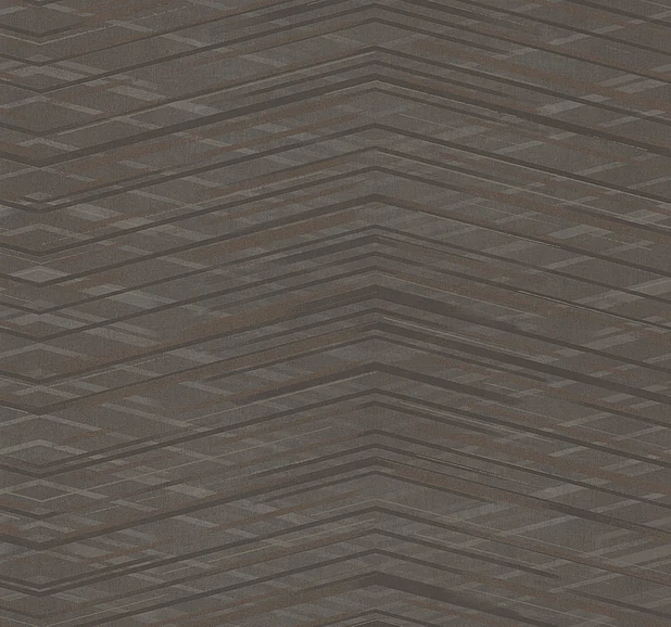 York Wallpaper Candice Olson Luminous Focal Point Chevron Wallpaper (1-Yard) in Chocolate COD0659