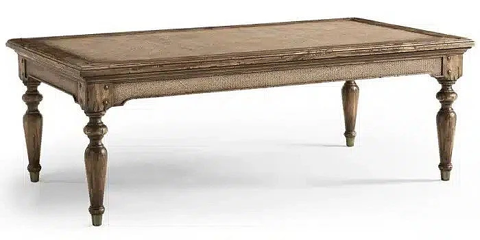 Jonathan Charles Palm Court Balmond Cocktail Table in Brown 491341-C012
