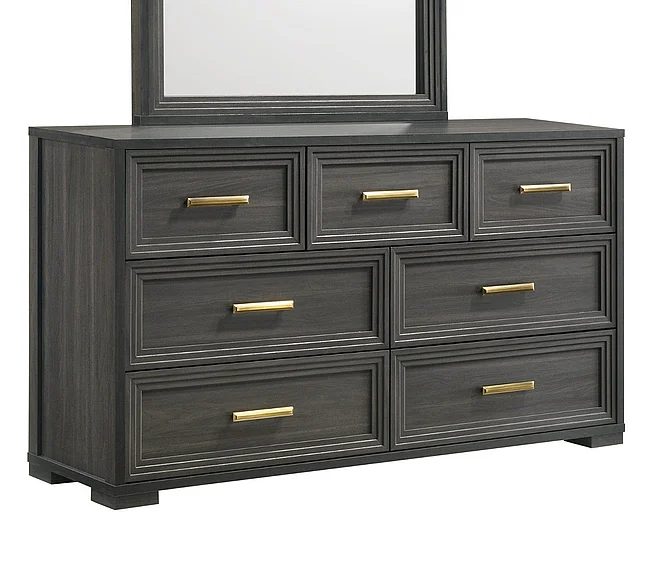 Galaxy Home Colorado Dresser in Charcoal 733569334513
