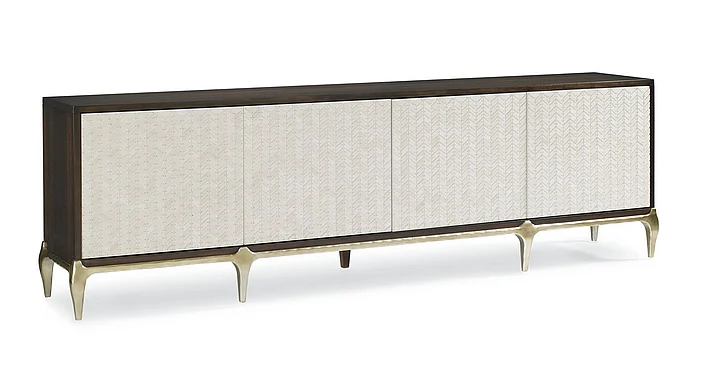 Caracole Classic For Your Viewing Pleasure TV Console in French Roast CON-CLOSTO-072 CLOSEOUT
