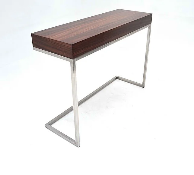 Indo Puri Conrad Console Table in Dark Zebrano