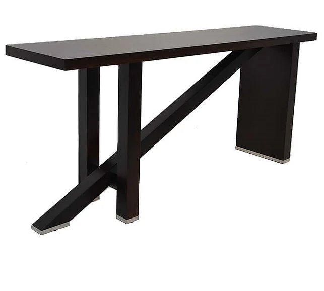 Indo Puri Long Leg Console Table in Espresso