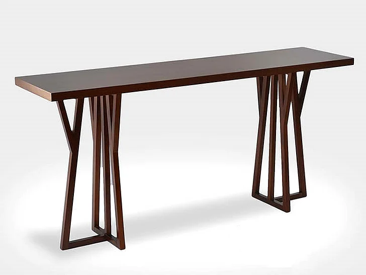 Indo Puri Forest Console Table in Lava