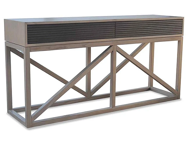 Indo Puri Lani Console Table in Light Brown