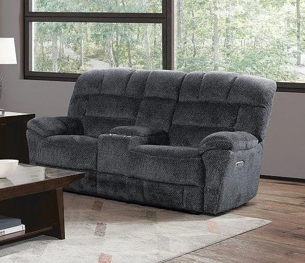 Corinthian MS67803 Baker Console Loveseat in Berkshire Indigo FG67803-40