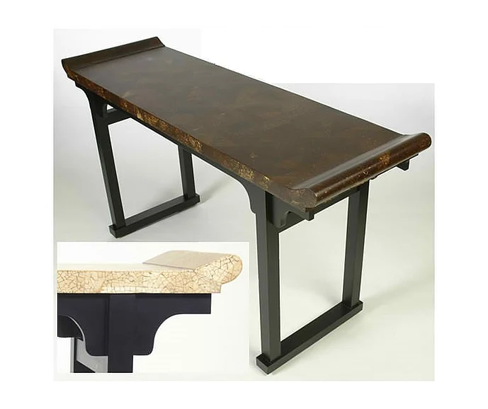 Indo Puri Ming Console Table in Brown
