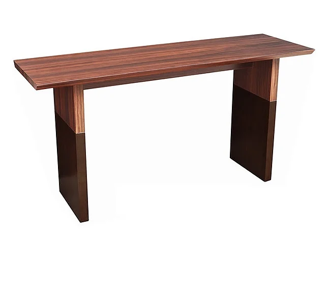 Indo Puri Two Tone Console Table in Dark Walnut