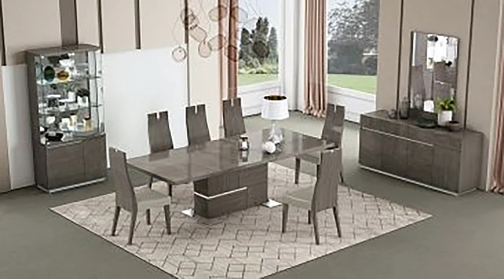J&M Copenhagen 7pc Dining Room Set in Chestnut