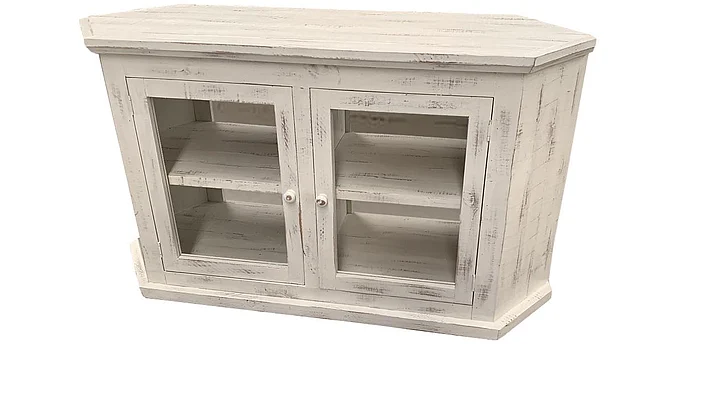 Split Nickel Corner TV Stand MIC-CC | COC41