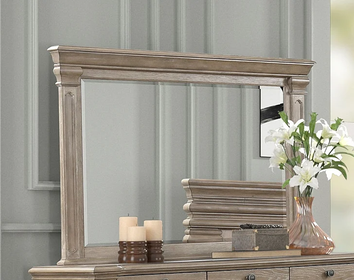 Cosmos Ezra Mirror Oak 1074LBEZR