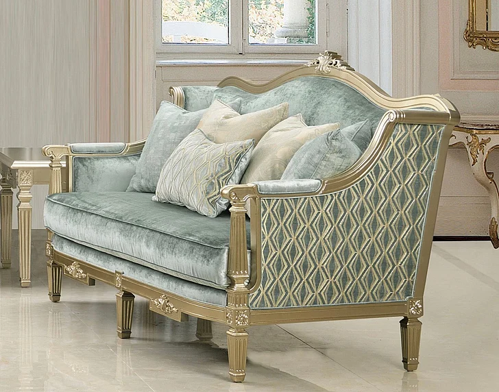 Cosmos London Loveseat Turquoise 3036TULON