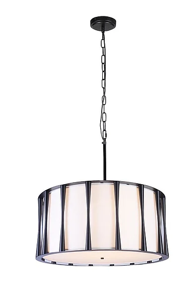 Vinci Lighting Amare Chandelier in Black CP8824-BK-WH