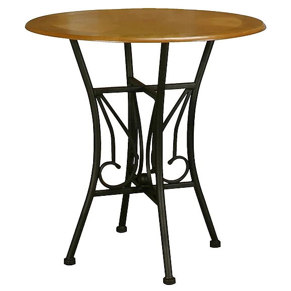Sunset Trading Dart 36" Round Pub Table in Espresso with Light oak top CR-Y2091-68