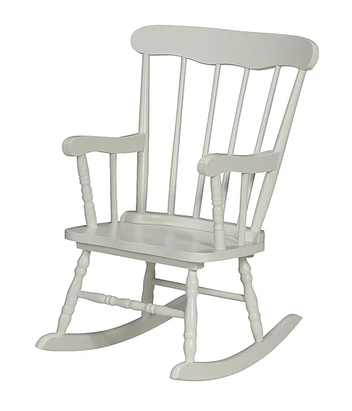 John Thomas Furniture Home Accents Child's Boston Rocker in White CR08-2465B