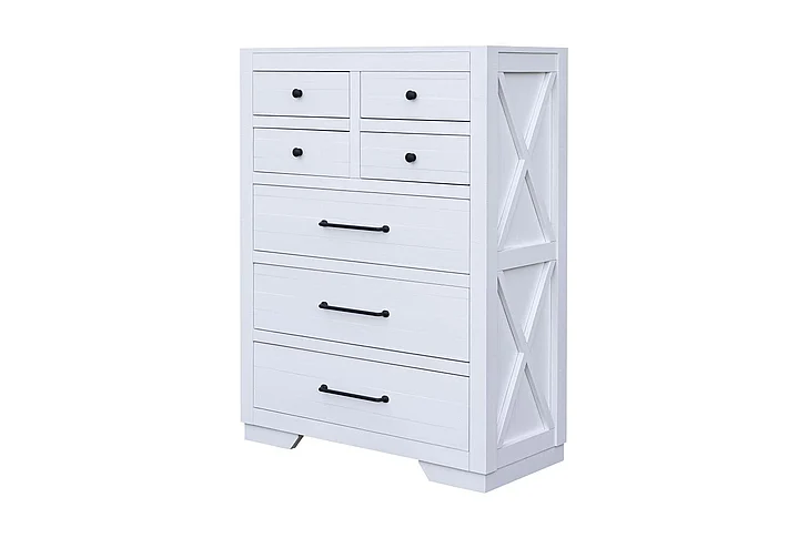 Cottage Creek Crescent Chest in White 4341-1153