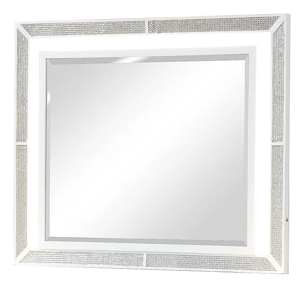 Galaxy Home Crystal Mirror in Black 698781283752