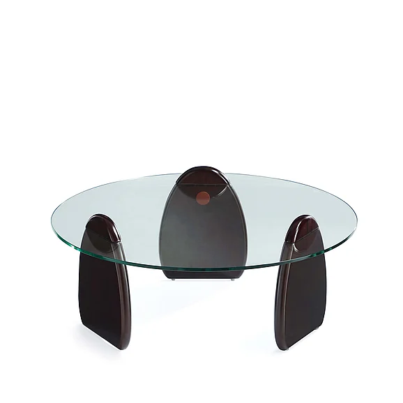 Manhattan Comfort Artesia Modern Coffee Table in Dark Walnut CT015