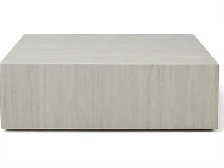 Whiteline Modern Cube Square Coffee Table in CT1667-TRV
