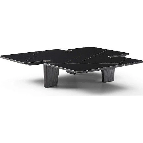Whiteline Modern Amora Coffee Table in CT1901-BLK CLOSEOUT