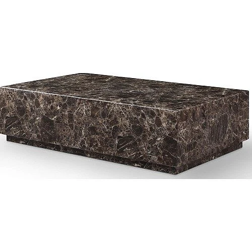 Whiteline Modern Iris Coffee Table in CT1927R-DEMP